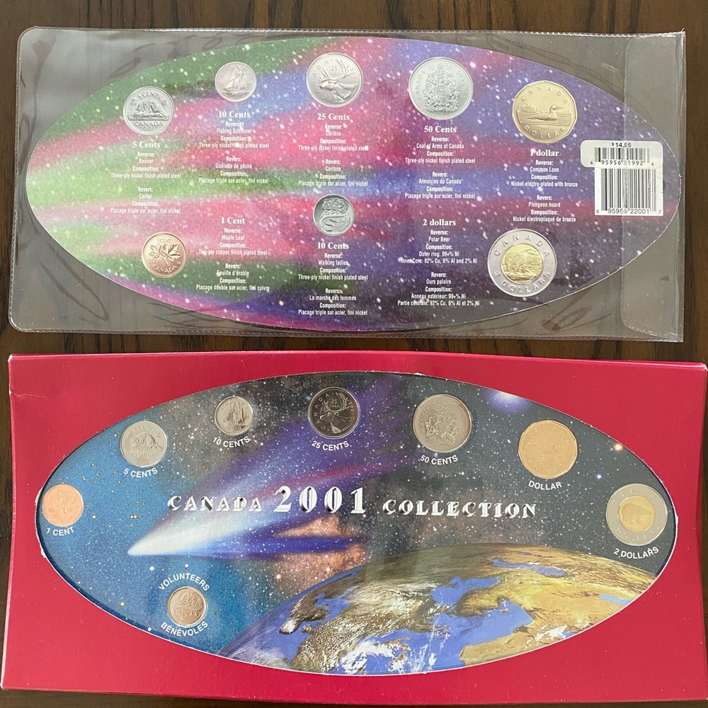 2001 Canada coin collection